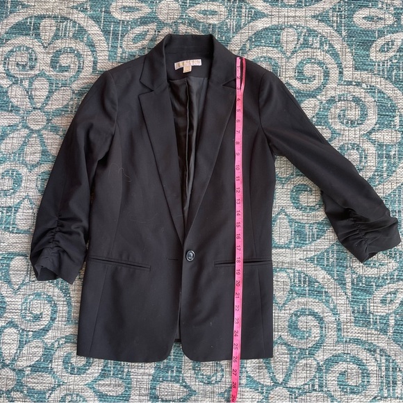 Michael Kors Womens Stretch Knit One Button Blazer Jacket - Picture 6 of 7